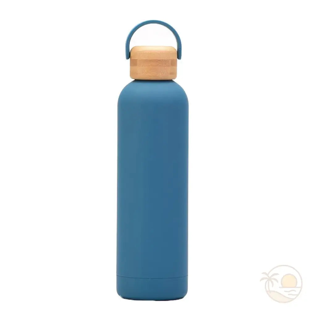 gourde isotherme 750ml bleu lagon