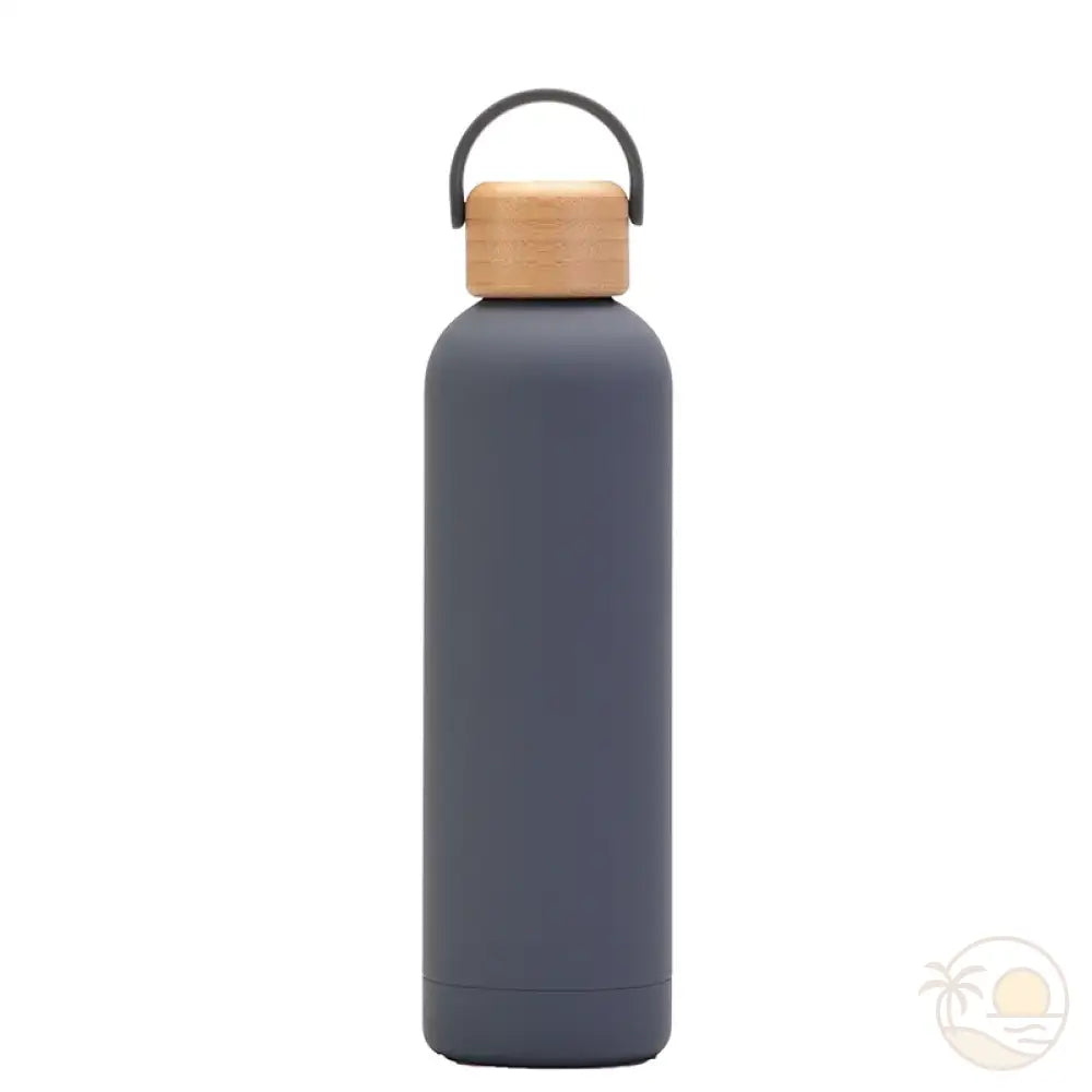 gourde isotherme 750ml gris fonce