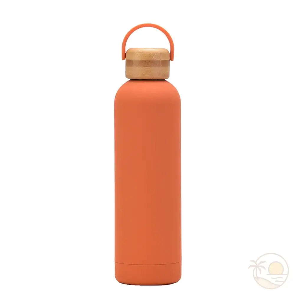 gourde isotherme 750ml orange fonce