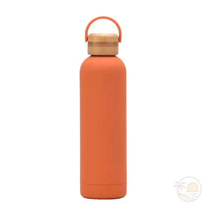 gourde isotherme 750ml orange fonce