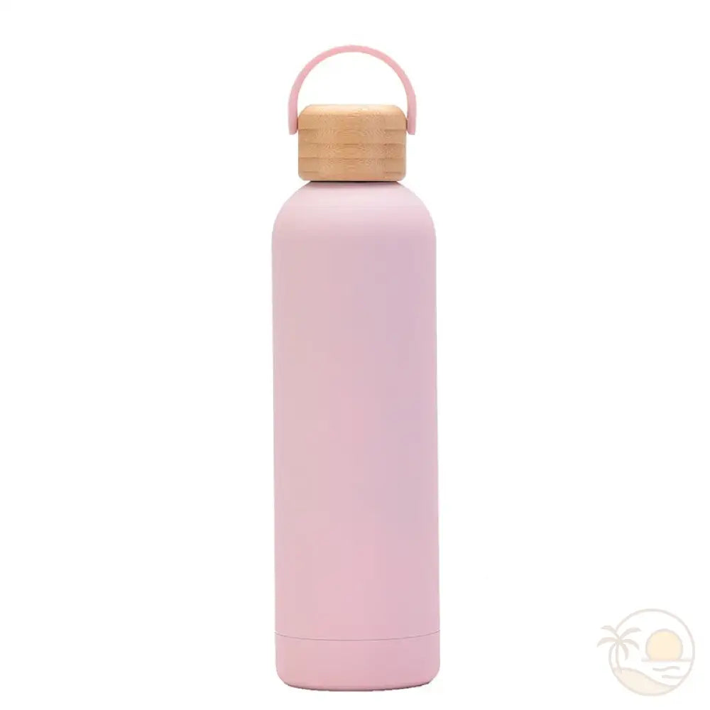 gourde isotherme 750ml rose clair