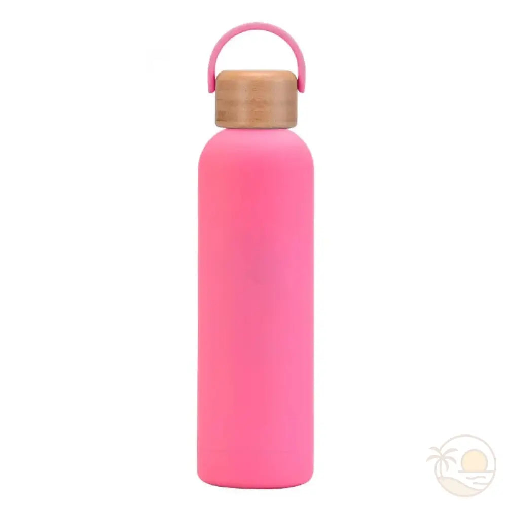gourde isotherme 750ml rose vif