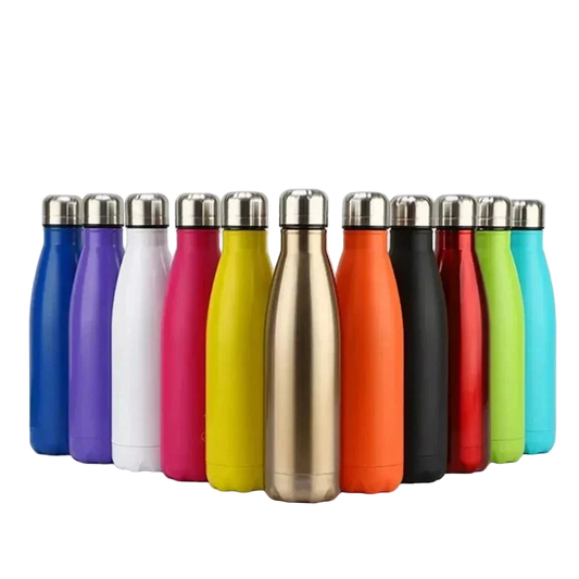 gourde isotherme bleu or argent violet blanc rose jaune vert noir rouge