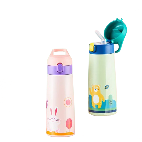 gourde isotherme enfant lapin ours