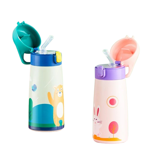 gourde isotherme enfant ours lapin