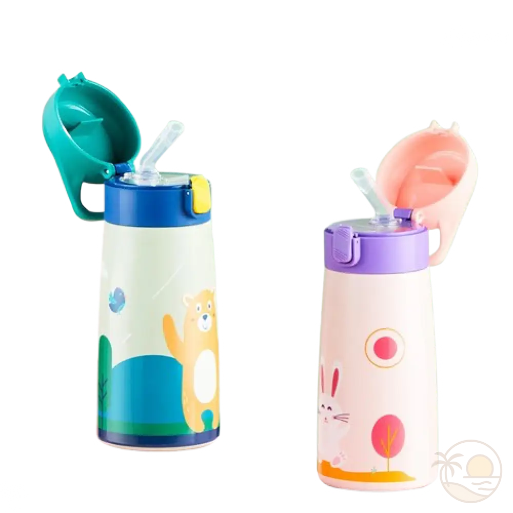 gourde isotherme enfant ours lapin