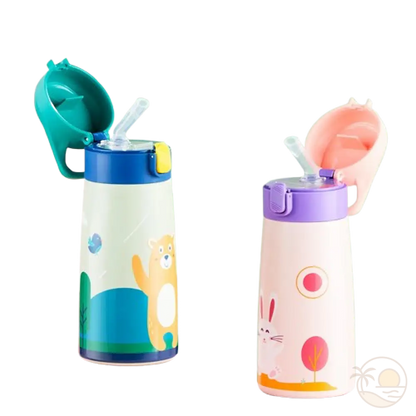 gourde isotherme enfant ours lapin