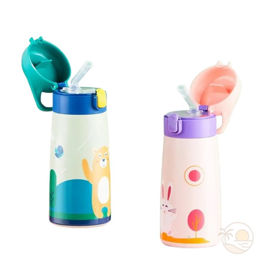 gourde isotherme enfant ours lapin