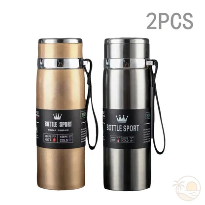 gourde isotherme or argent