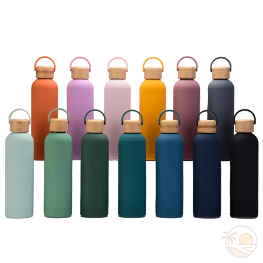 gourdes isothermes 750ml couleurs alignees