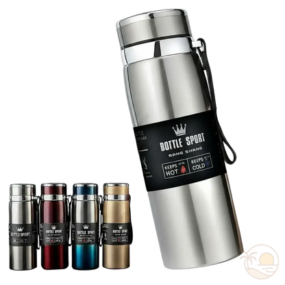 gourdes isothermes argent or rouge bleu