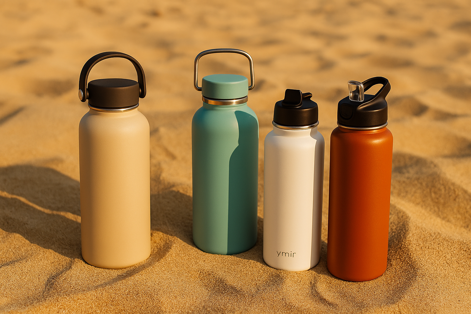 gourdes isothermes jaune vert blanc orange sable