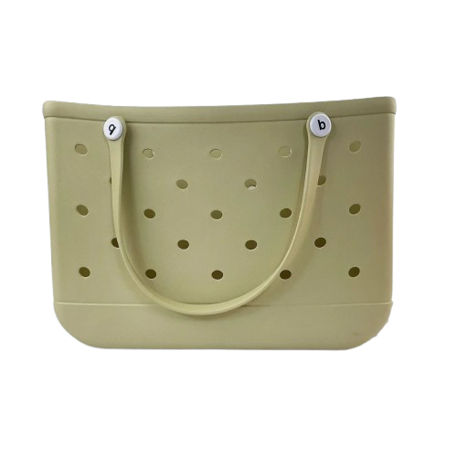 grand panier de plage beige