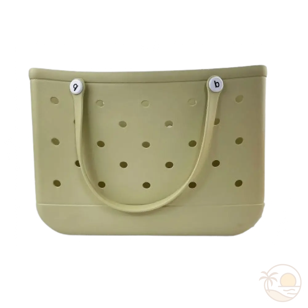 grand panier de plage beige