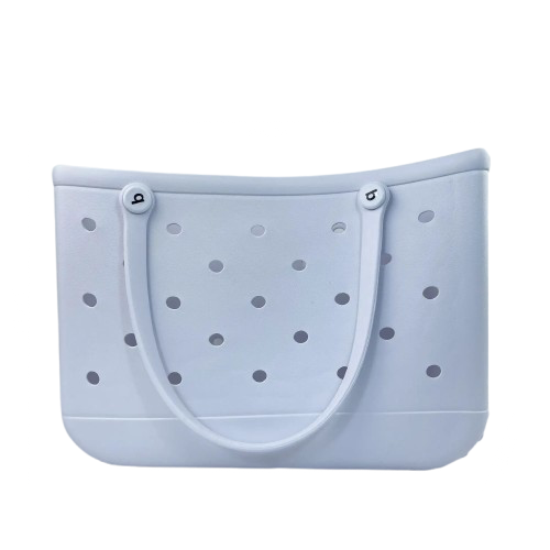 grand panier de plage blanc