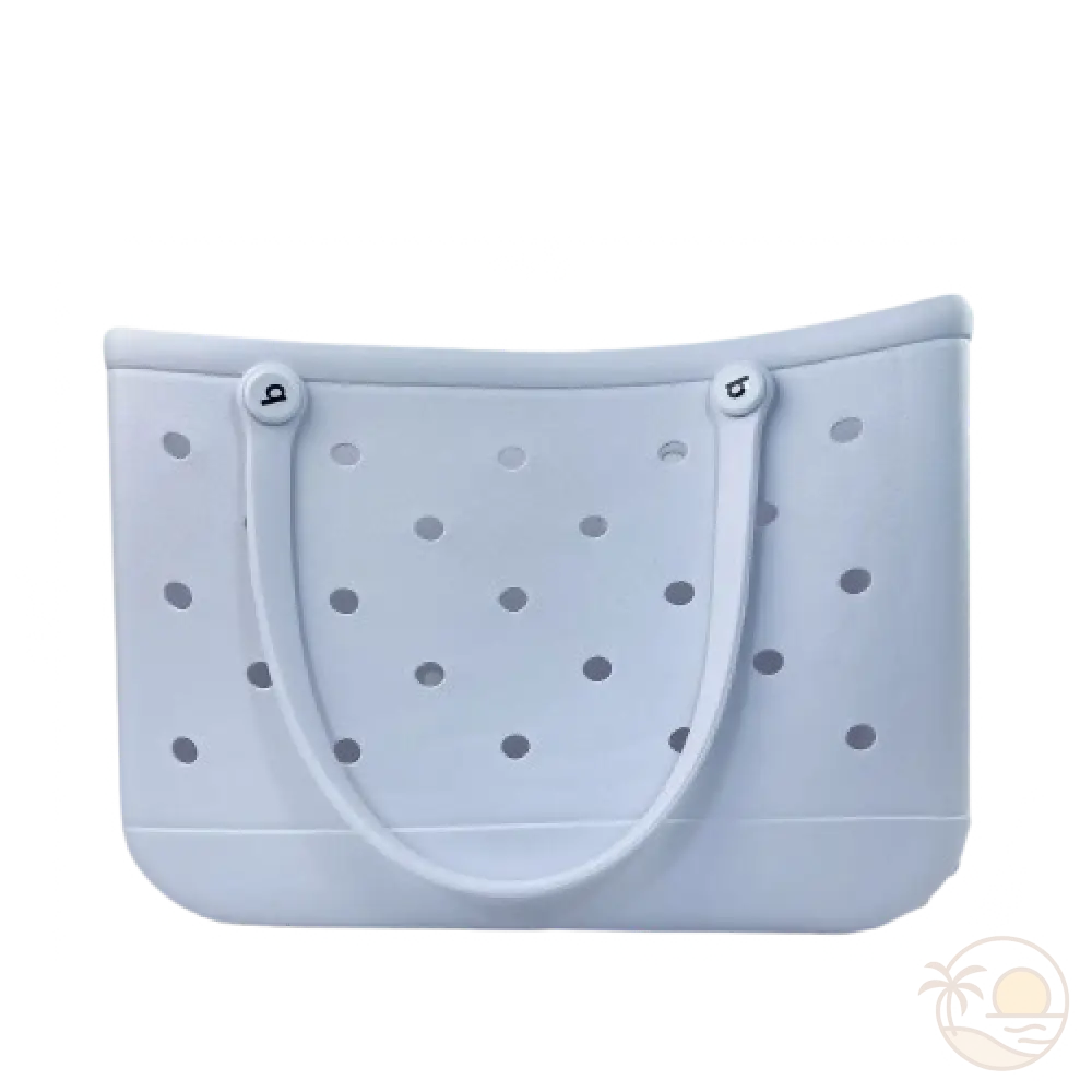 grand panier de plage blanc