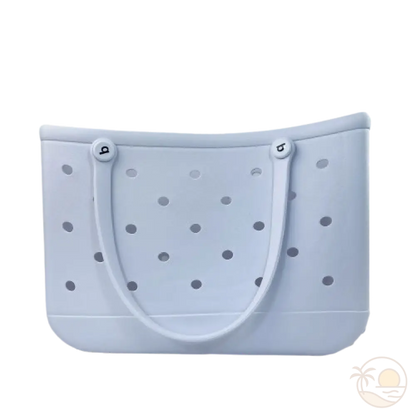 grand panier de plage blanc