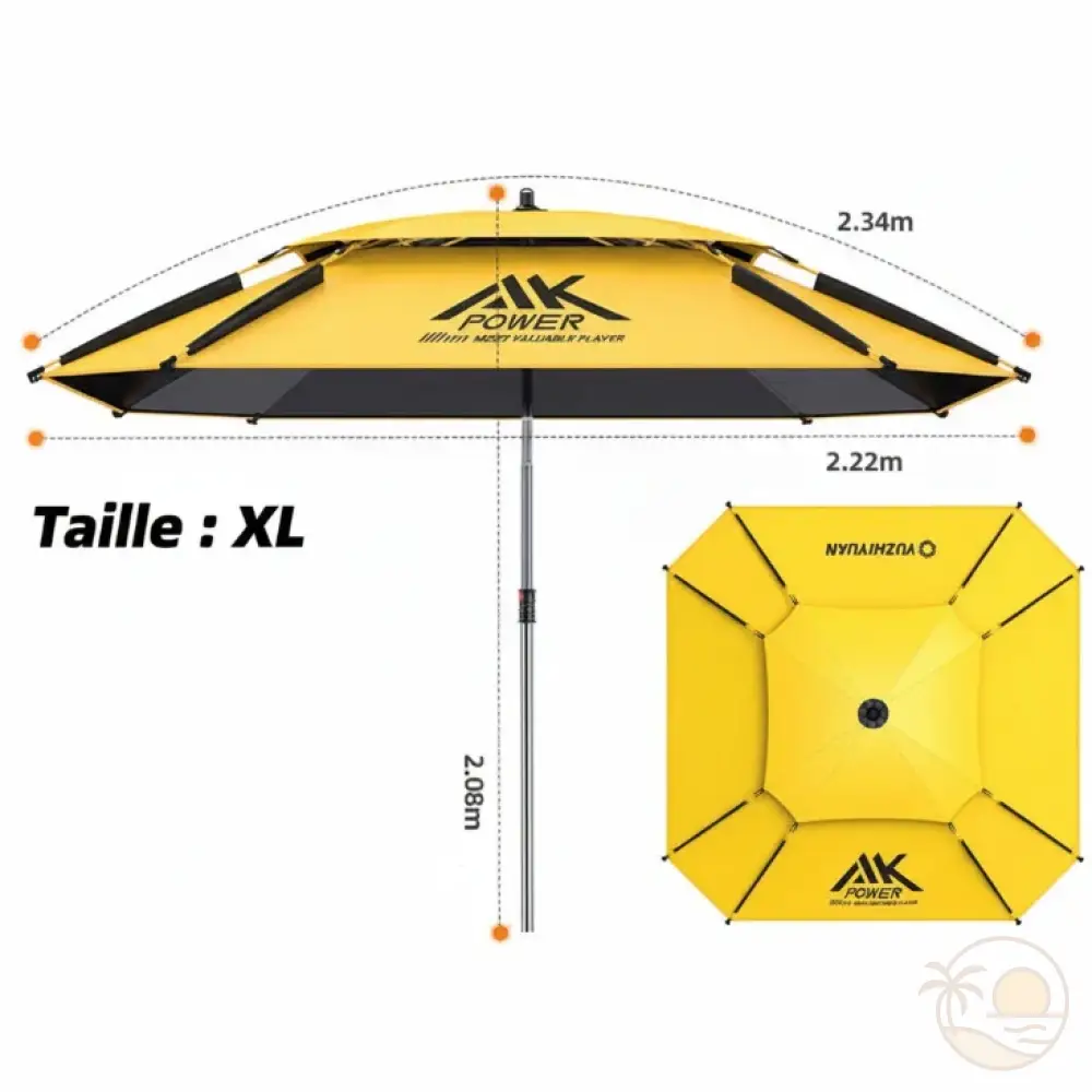 grand parasol de plage taille xl