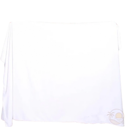 grande serviette de plage blanche