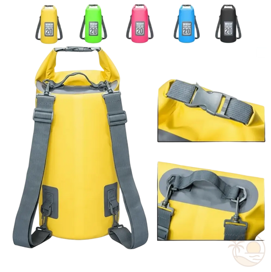 grandes pochettes de plage jaune vert rose bleu noir