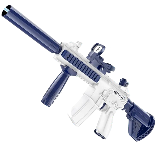 gros pistolet a eau bleu
