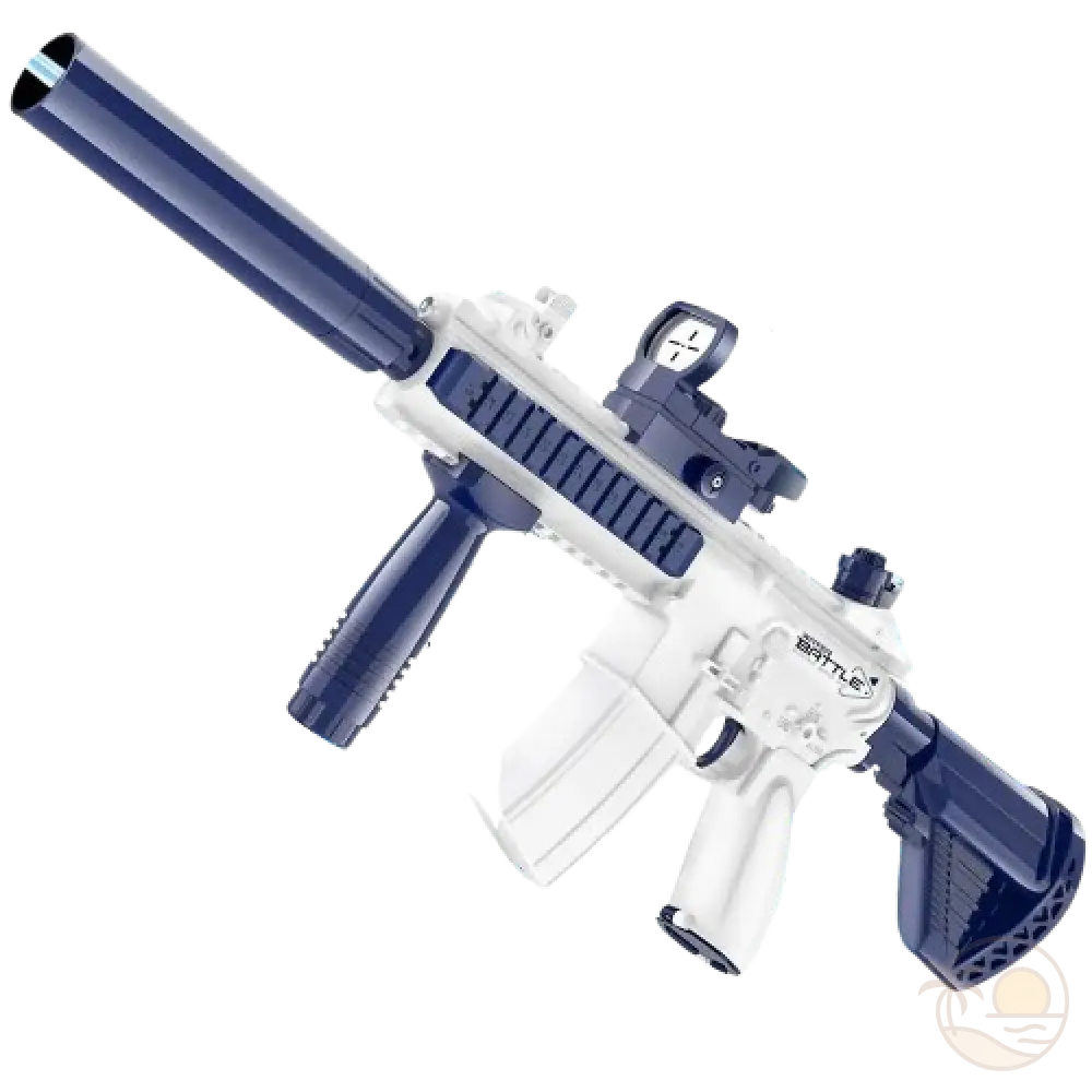 gros pistolet a eau bleu