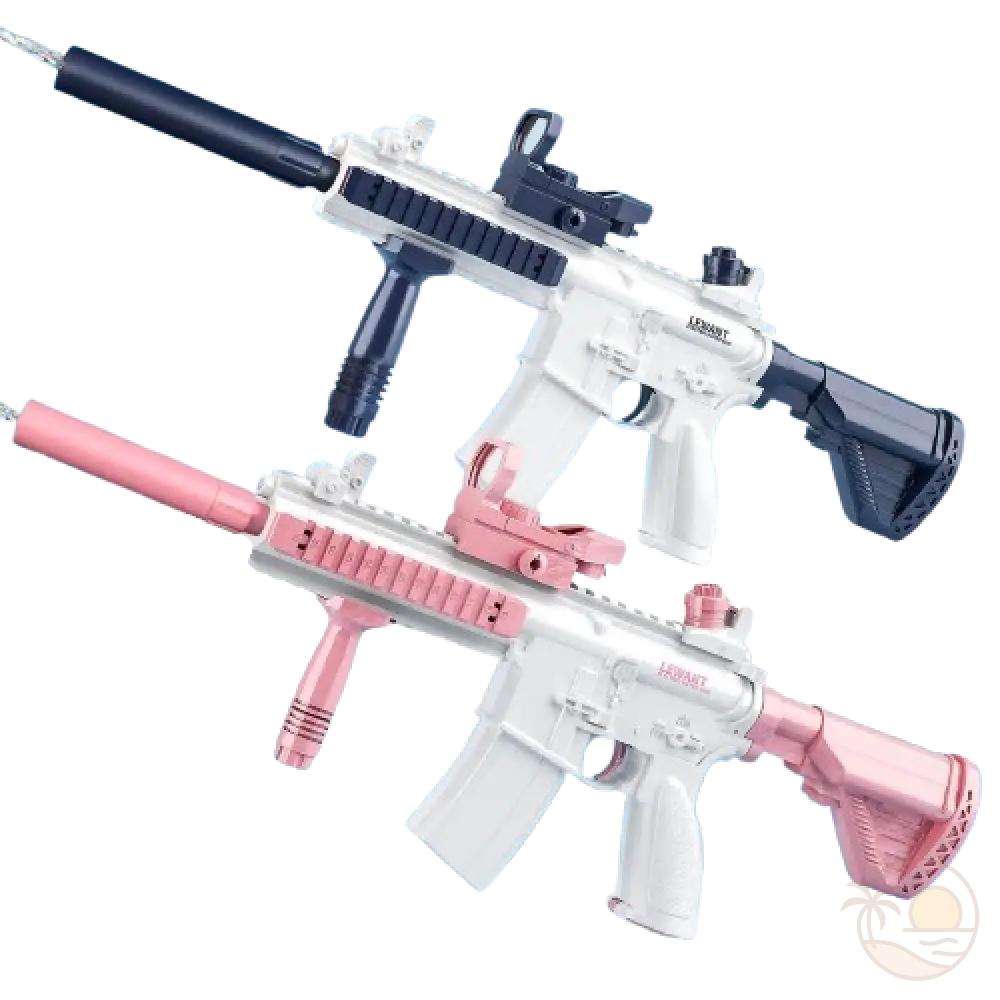 gros pistolets a eau bleu rose