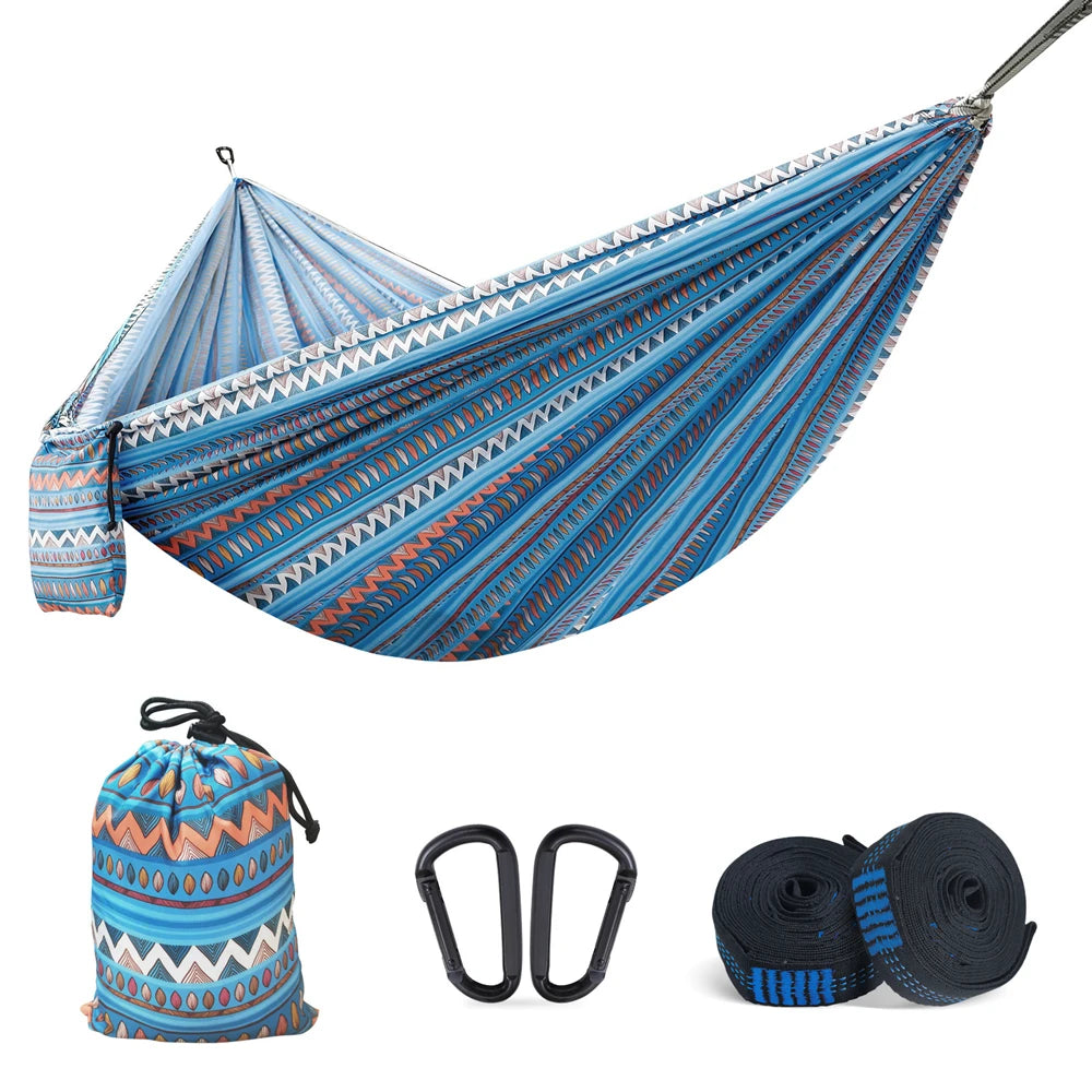 hamac 2 personnes bleu