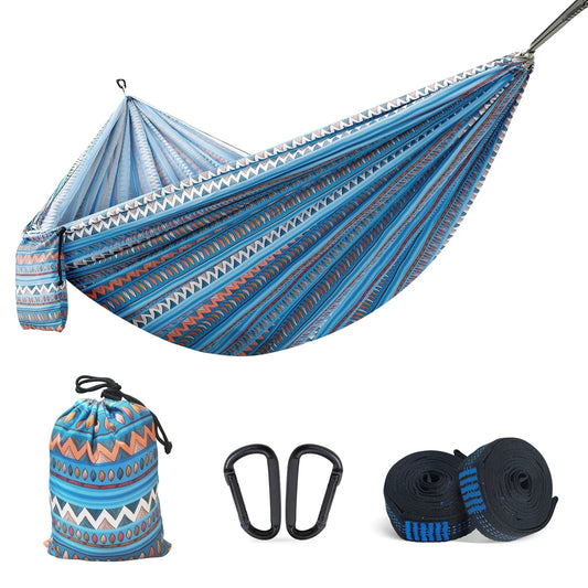 hamac 2 personnes bleu