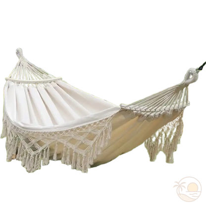 hamac a suspendre blanc