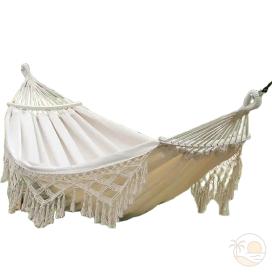 hamac a suspendre blanc