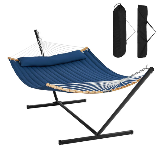 hamac avec support sac ouvert pied