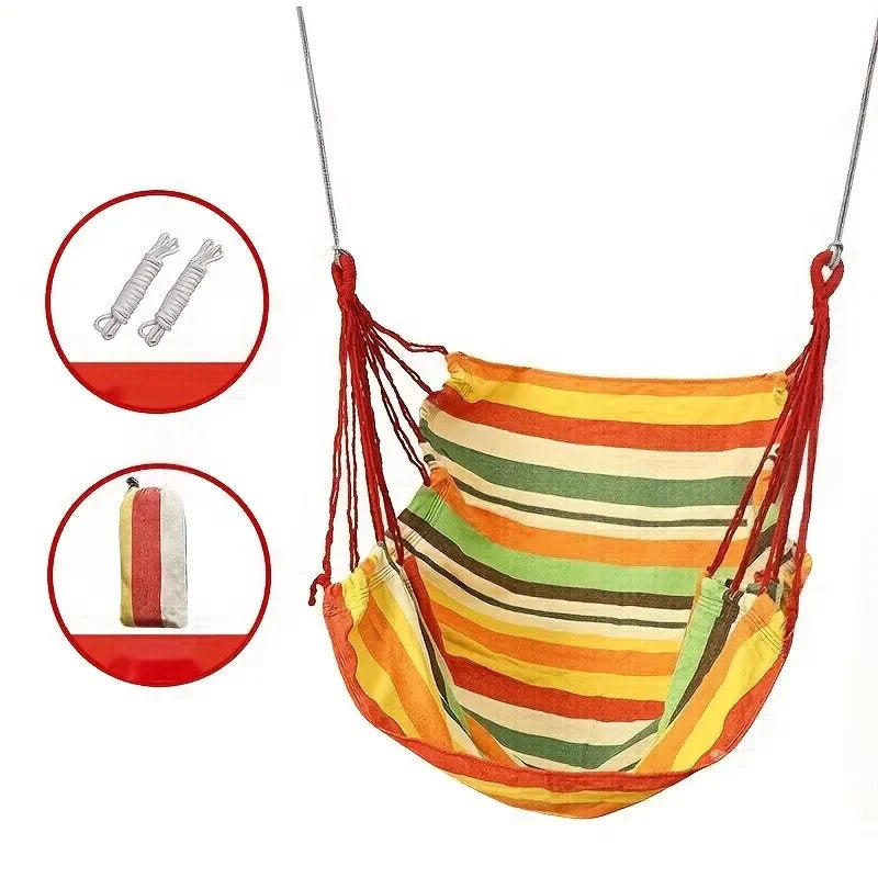 hamac chaise suspendu orange