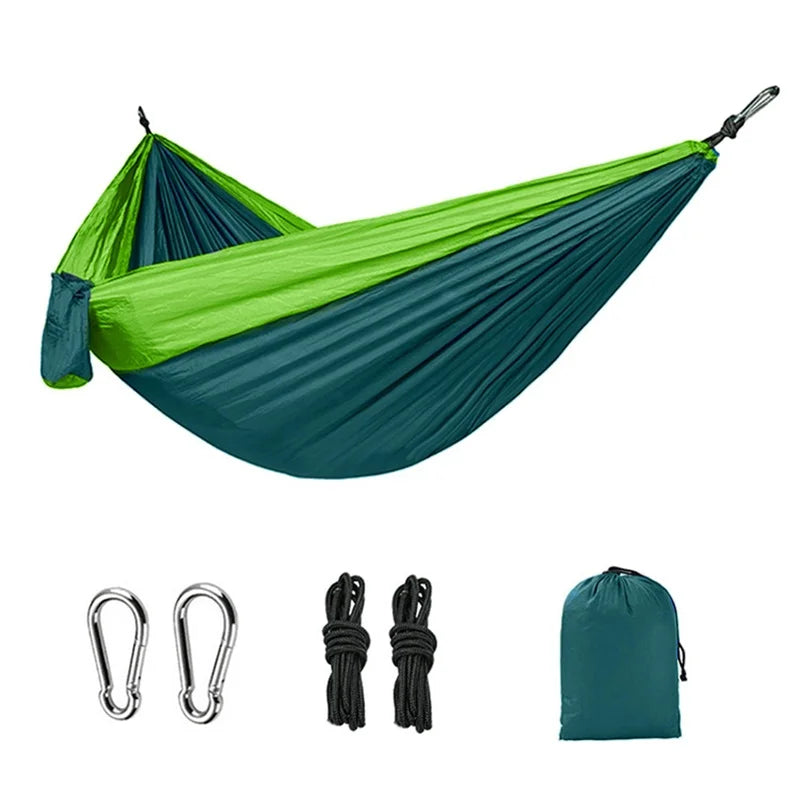 hamac en toile vert