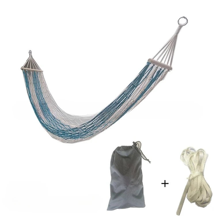 hamac plage bleu
