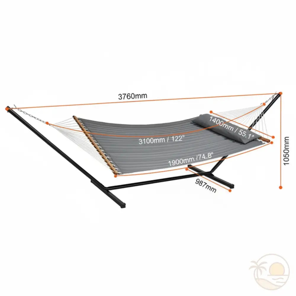 hamac sur support dimensions