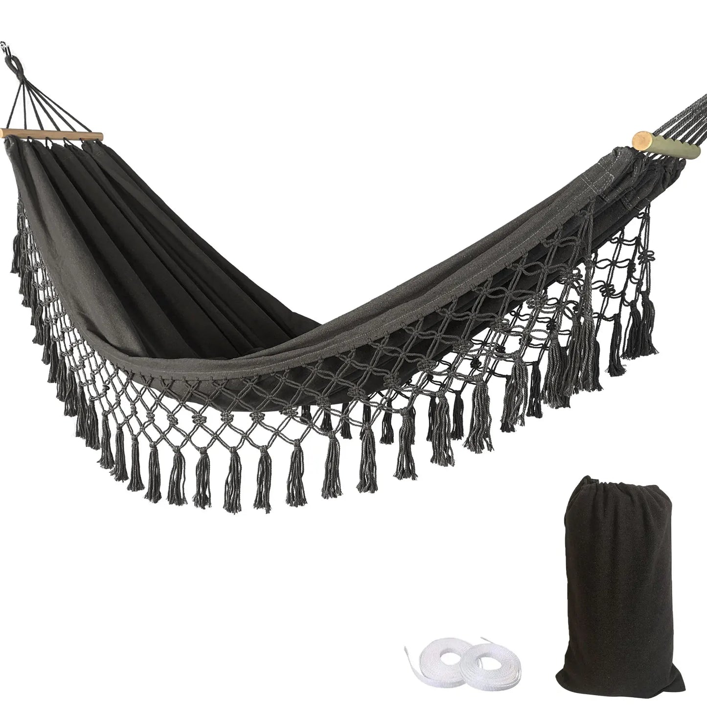 hamac suspendu gris