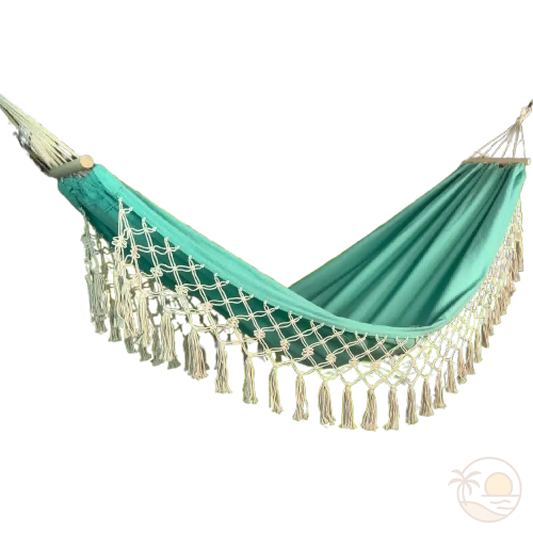 hamac suspendu vert ouvert