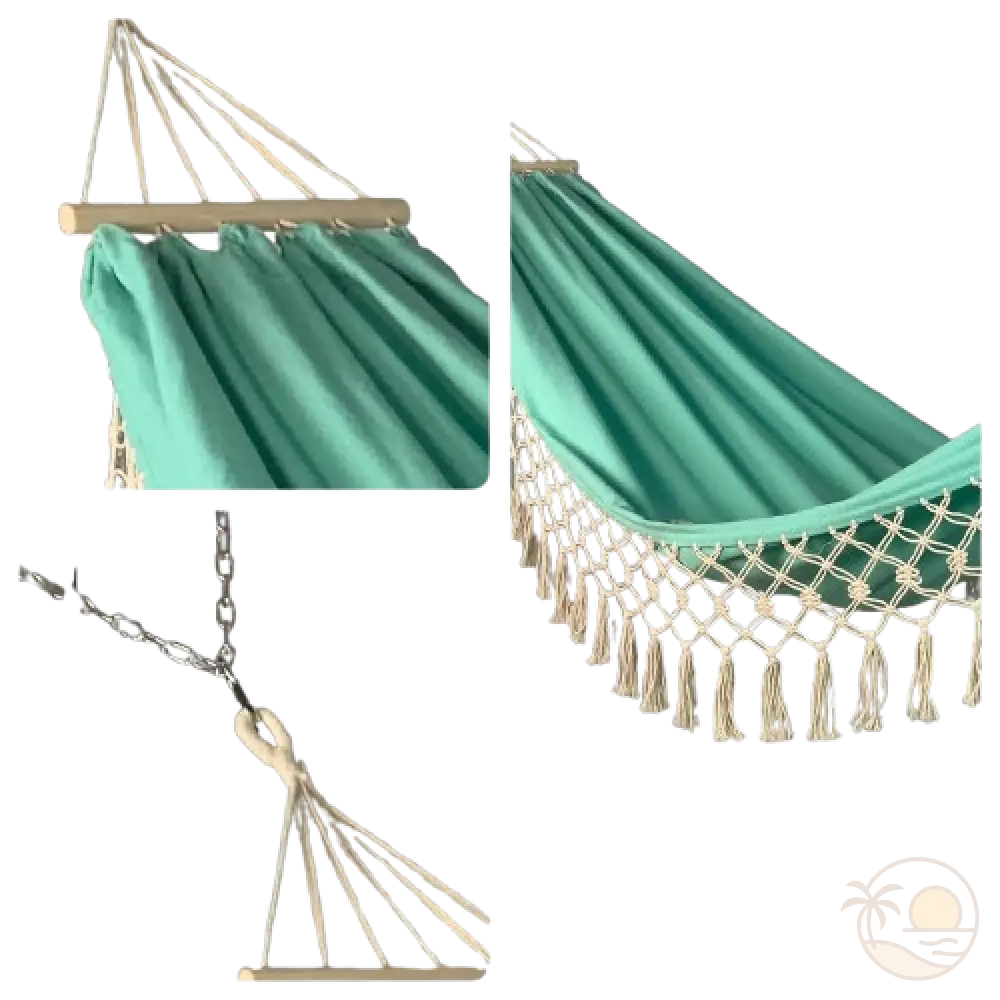 hamac suspendu vert zoom