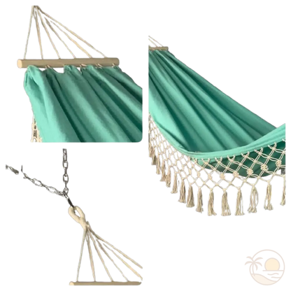 hamac suspendu vert zoom