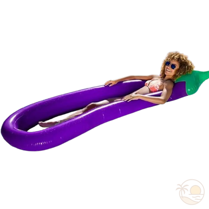 matelas aubergine piscine fille 2