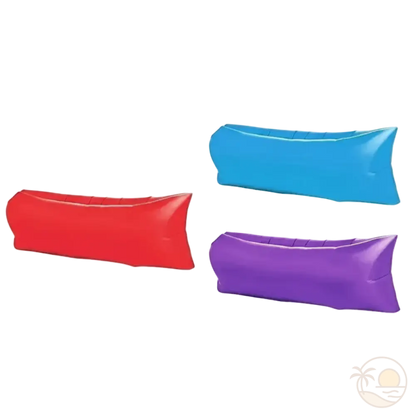 matelas de plage confortable violet rouge bleu