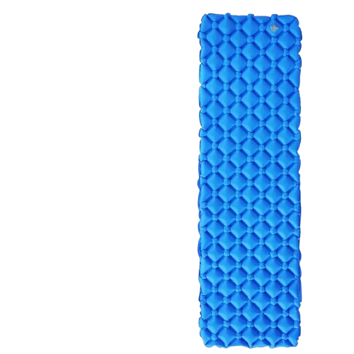 matelas de plage enroulable bleu