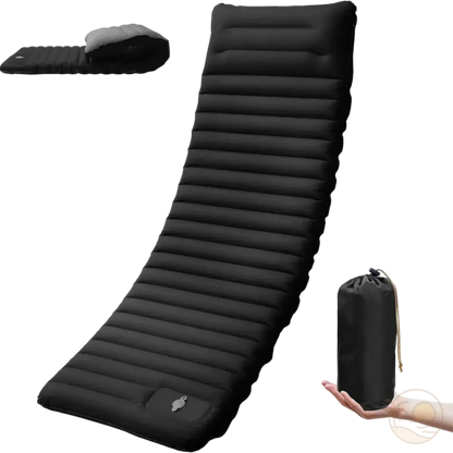 matelas de plage epais enroulable noir