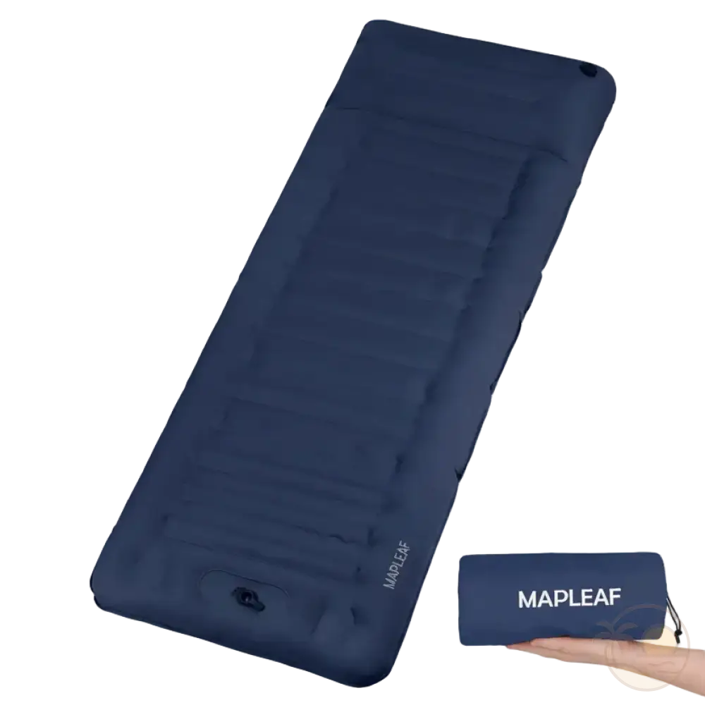matelas de plage epais pliable bleu