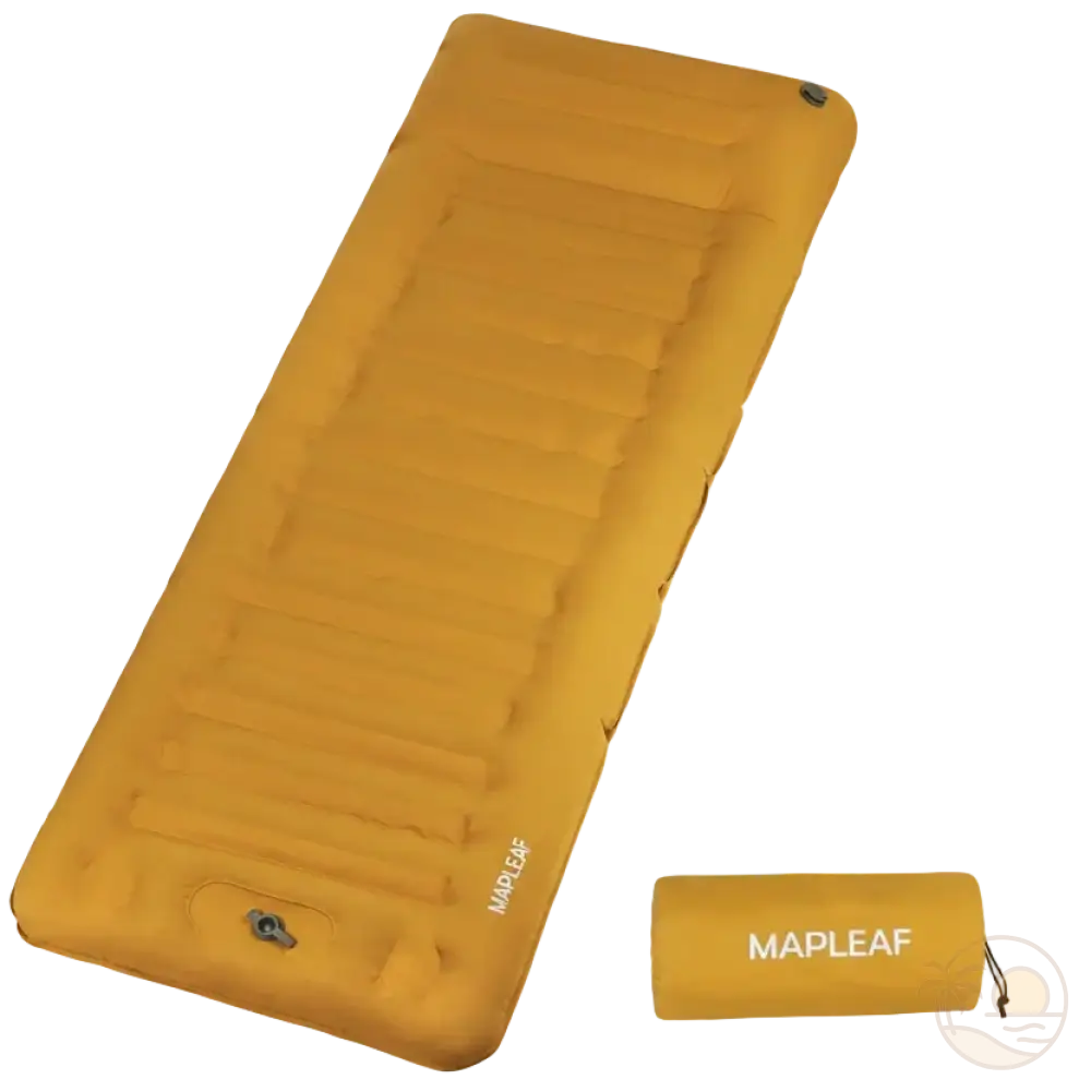 matelas de plage epais pliable jaune