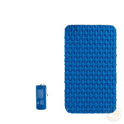 matelas de plage pliable sac bleu