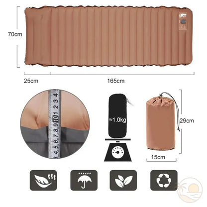 matelas de plage pour galets caracteristiques