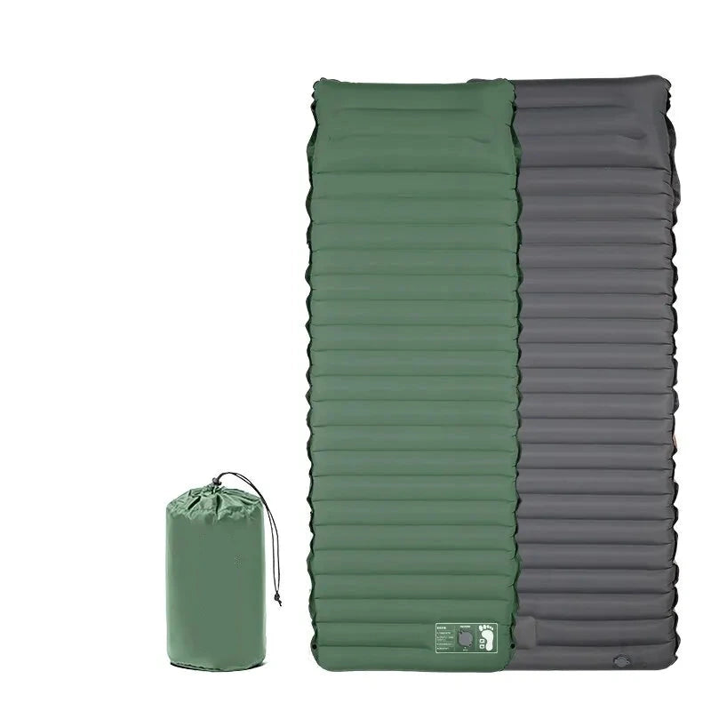 matelas de plage pour galets sac vert