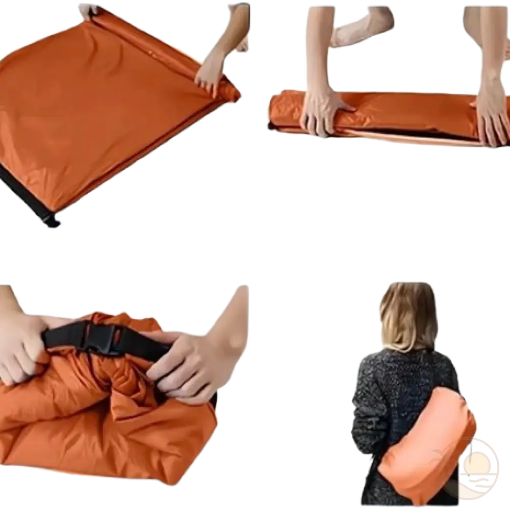 matelas gonflable de plage rangement